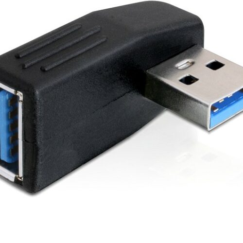 DeLock Adapter USB 3.0 male-female angled 90° horizontal