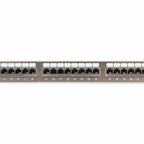 NIKOMAX 24-port Patch Panel 1U Grey